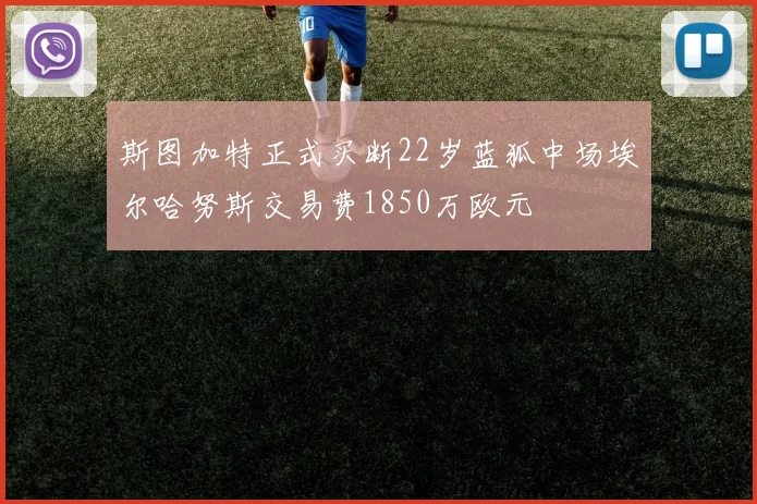 斯图加特正式买断22岁蓝狐中场埃尔哈努斯交易费1850万欧元